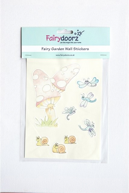 Fairy wall stickers set - Magical Mushroom